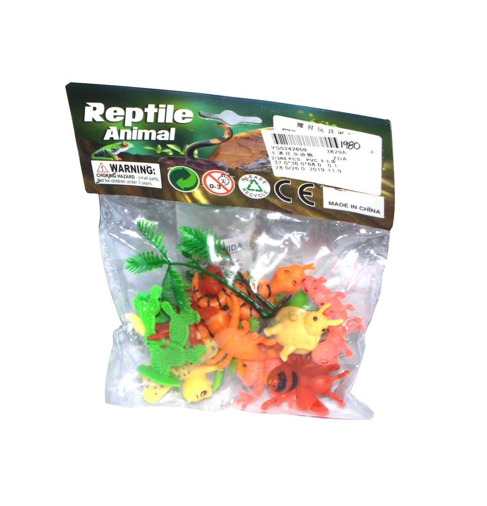 JUEGO DE ANIMALES INSECTOS [3829A]