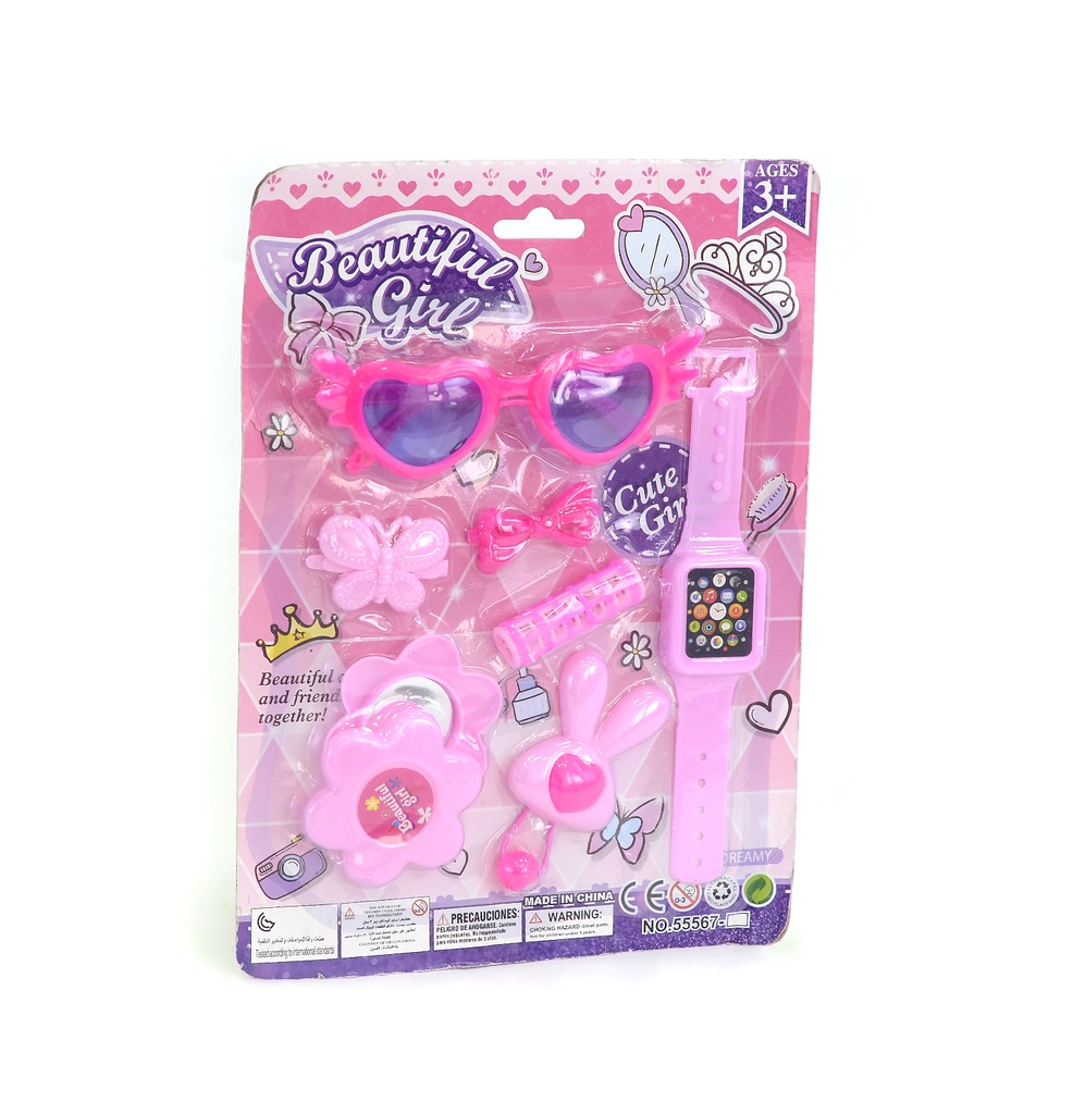 SET DE BELLEZA CON RELOJ Y GAFAS [55567]