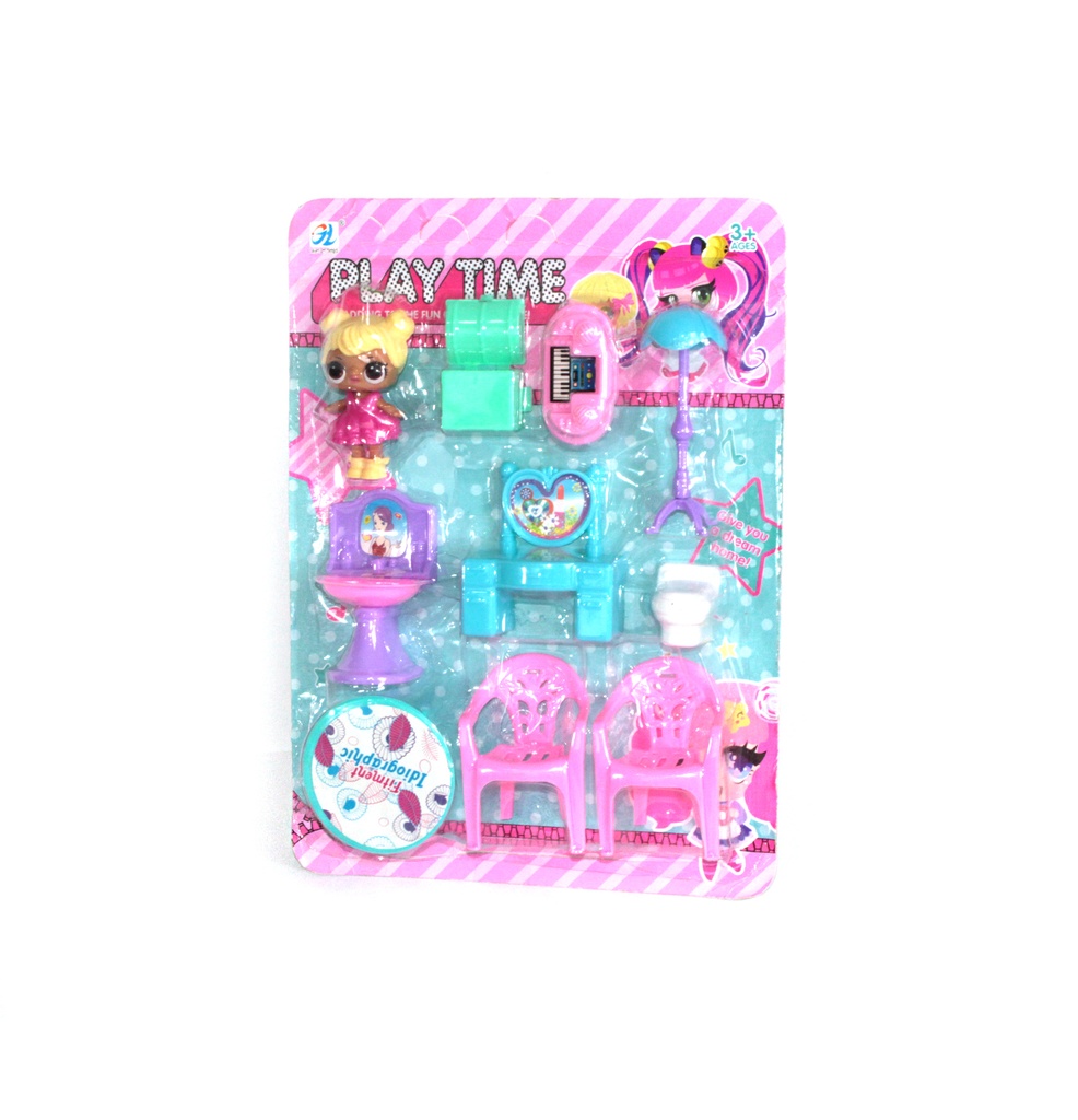 JUEGO DE CASA CON SILLA Y LAMPARA [4437]