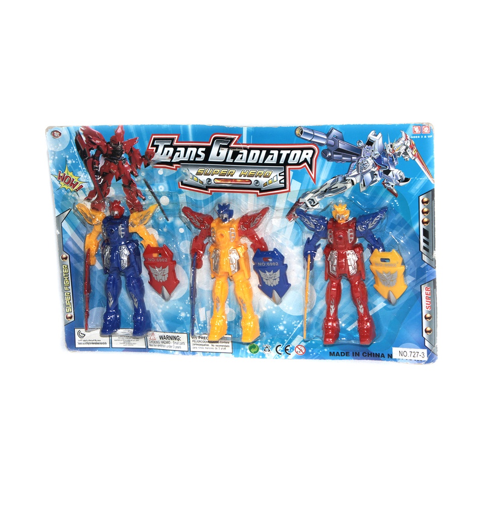 JUEGO DE ROBOT X3 [727-3]