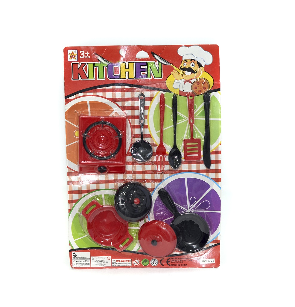 JUEGO DE COCINA CON ESTUFA [YF357C-9]