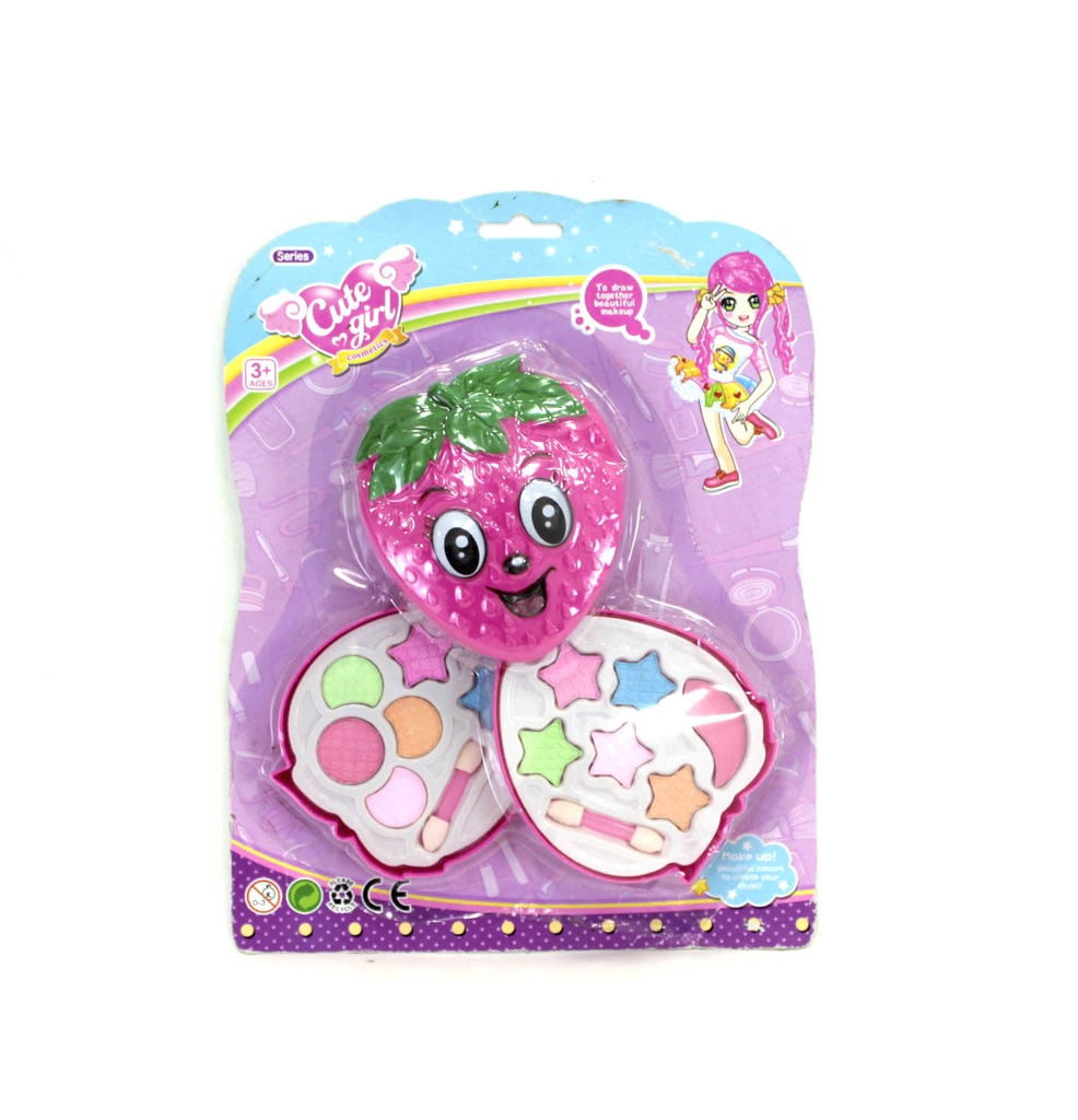JUEGO DE MAQUILLAJE FIGURA FRESA [B6892-4]