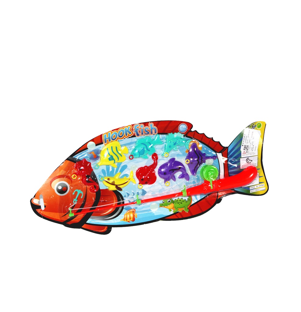 JUEGOS DE PESCA ENCARTONADO FIGURA DE PESCADO [7902]