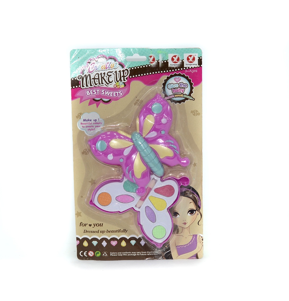 SET MAQUILLAJE MARIPOSA [B8711-4]