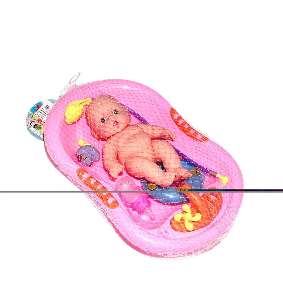 MÁS DE 8 PULGADAS EXPRESSION DOLL BATHTUB CON SPRINKLER [Y8-1]