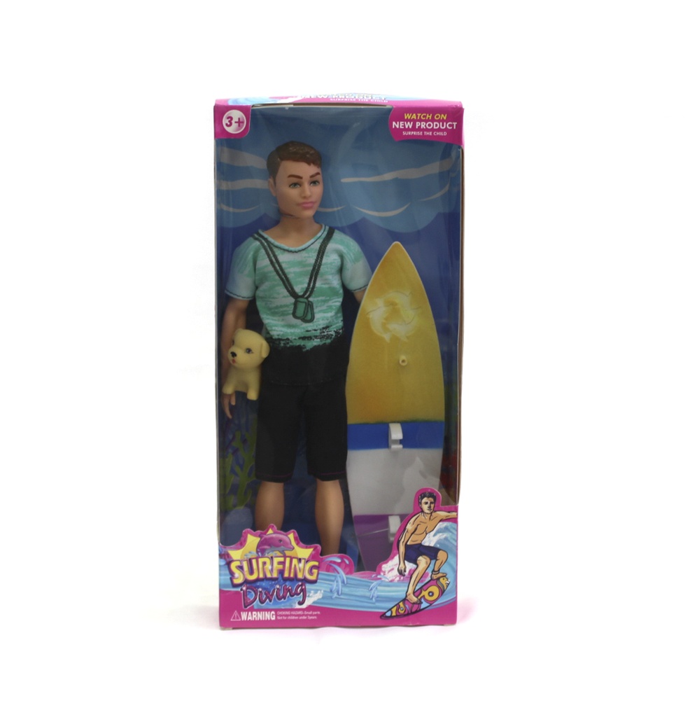 MUÑECO KENT  CON PERRO CAJA X120 UNDS [LY121]