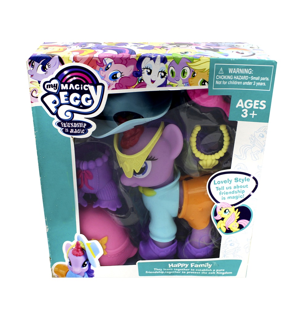 PONY EN CAJA MEDIANO CON 6 ACCESORIOS PAC X72 [JR898K-4]