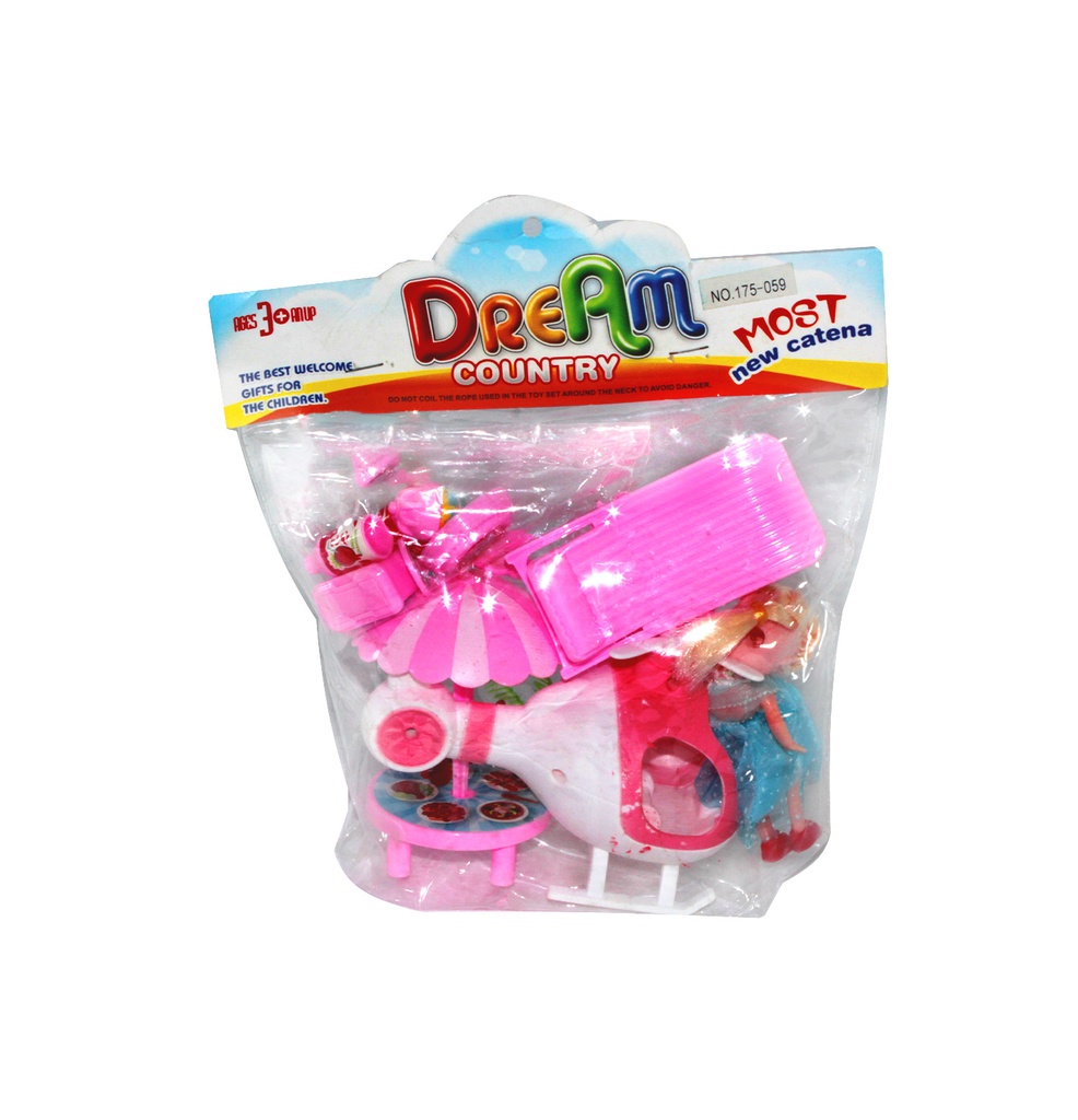 JUEGO DE PLAYA CON HELICOPTERO  [175-059]