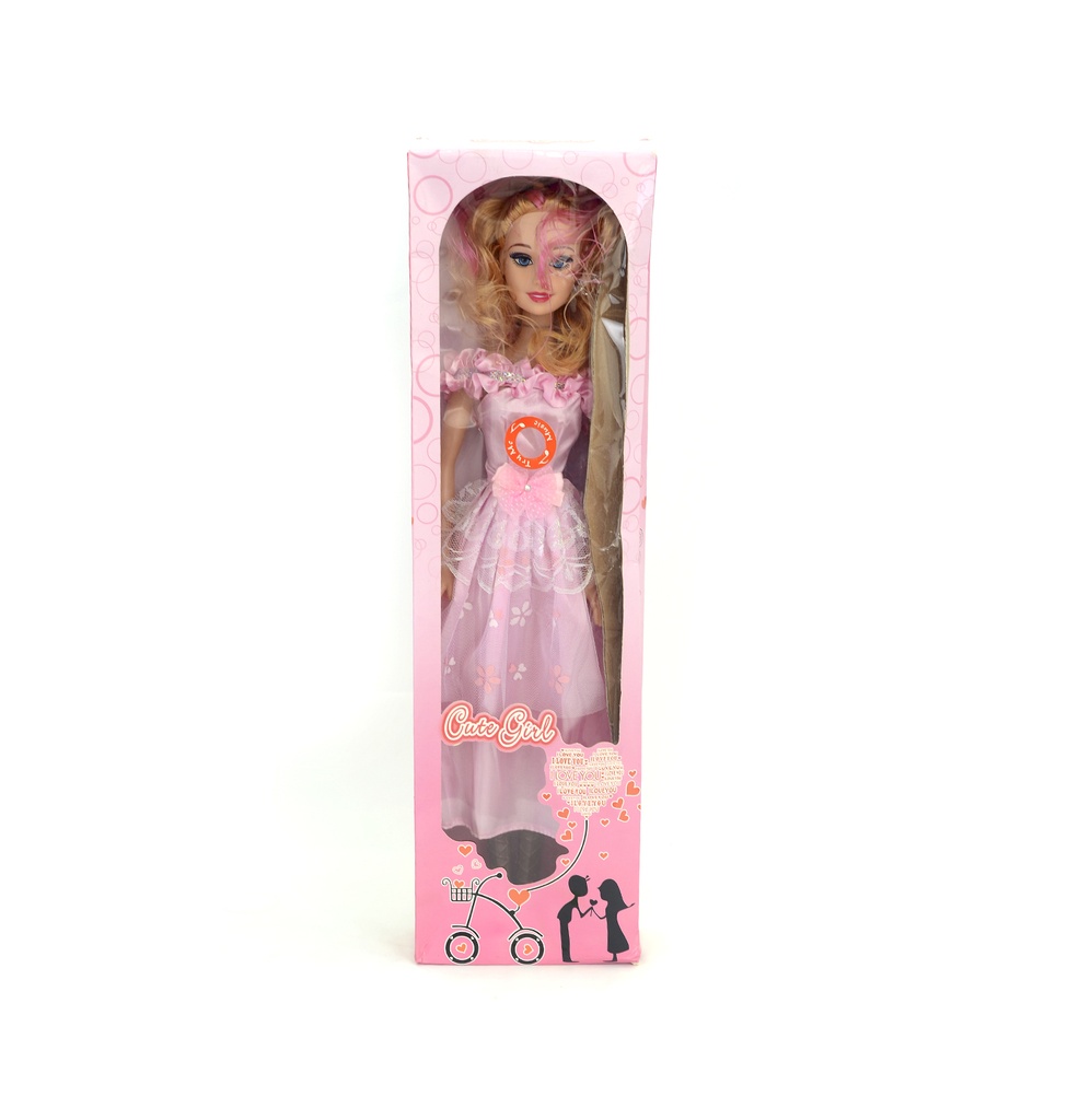 MUÑECA EN CAJITA DE 22 PULGADAS CON MÚSICA [DX012-A]