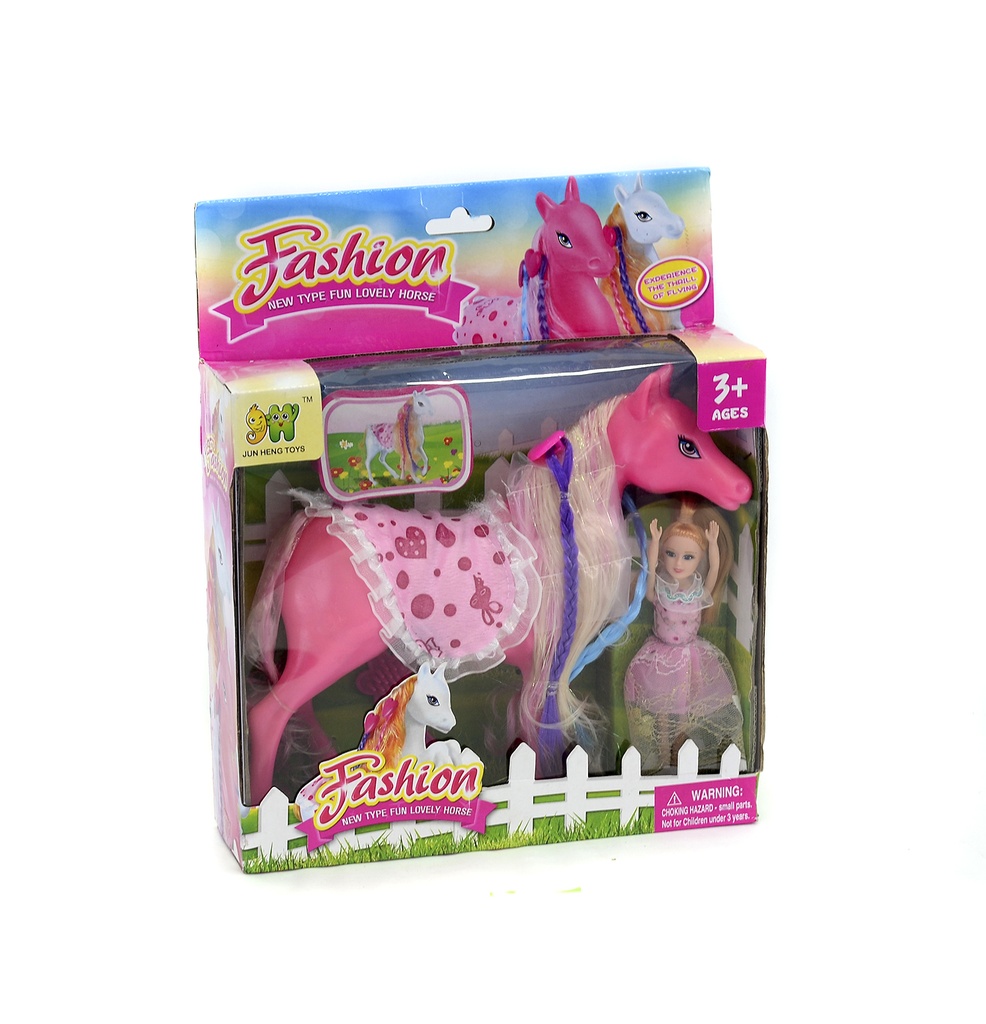 Muñeca de 7.5 pulgadas + prueba de caballo [800-3]