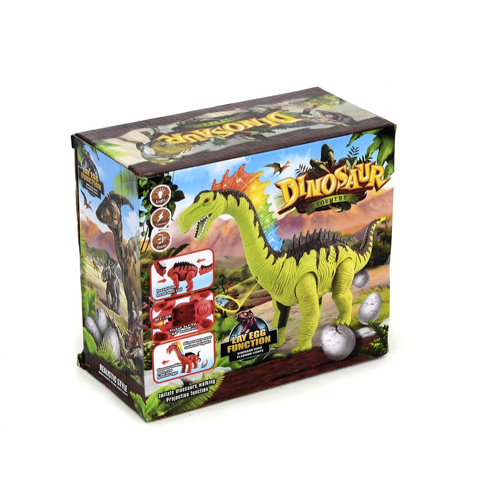 DINOSAURIO ELÉTRICO PONE HUEVOS [8776][C2]