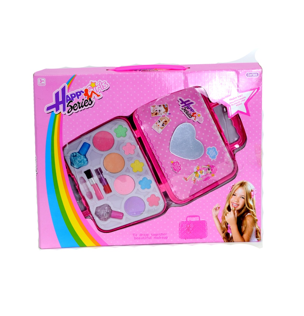 CAJA DE MANO CON ESTUCHE DE COSMÉTICOS [S018]