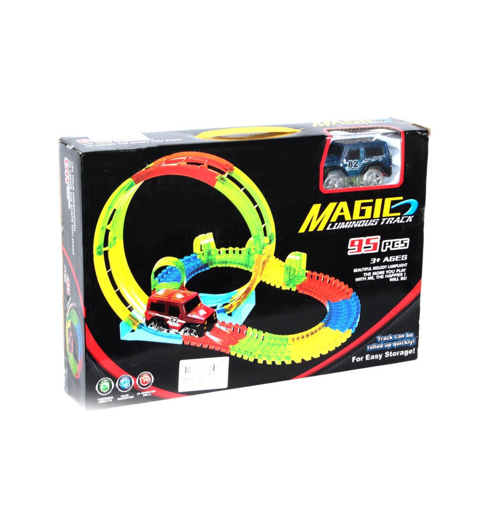 BRICOLAJE NOCHE LUZ BLOQUE DE CONSTRUCCIÓN VEHÍCULO FERROVIARIO ELÉCTRICO Nº: SY0205012 [YM-812][C9]