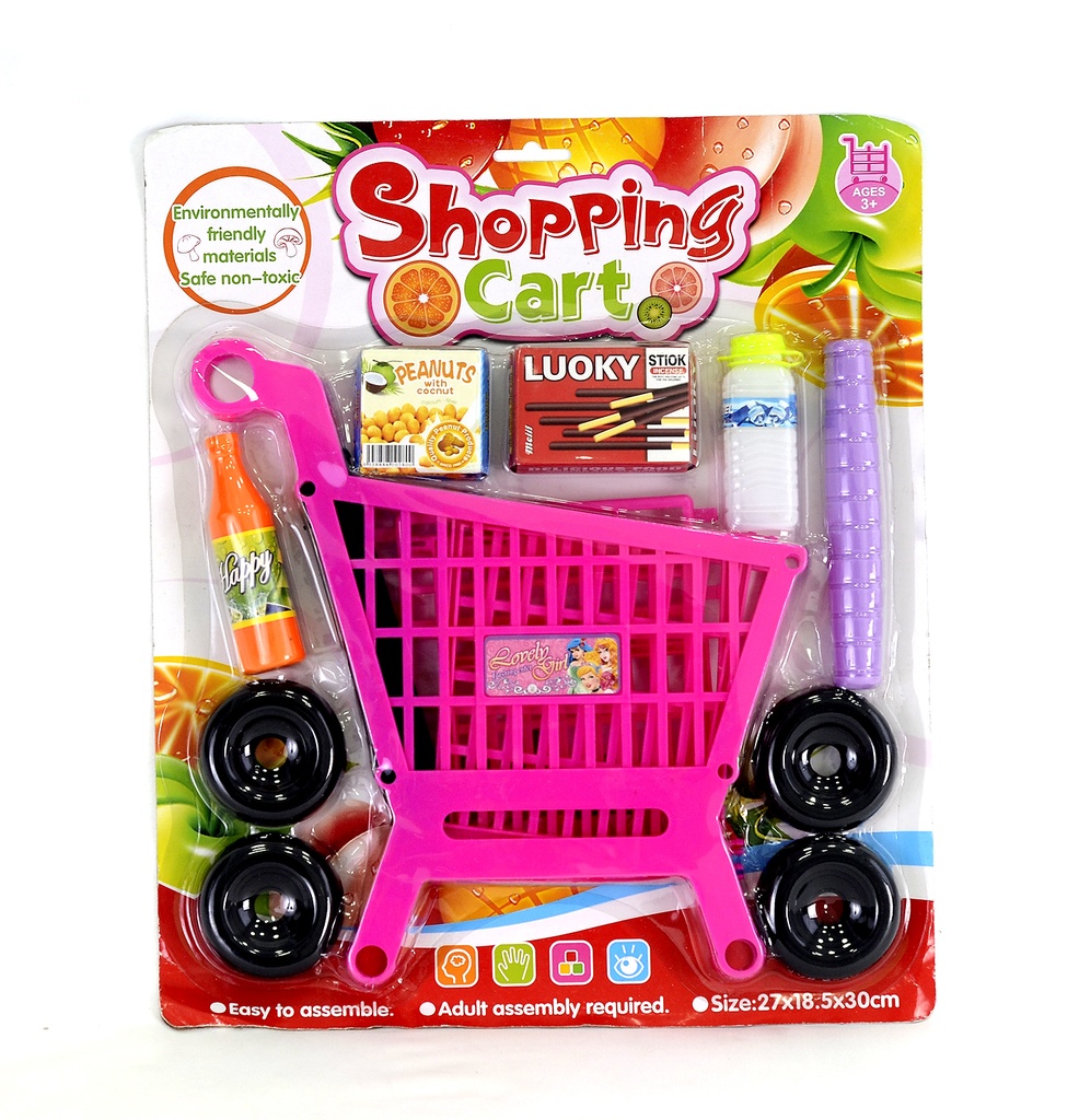 CARRITO DE COMPRAS CON ENVASE DE BEBIDA [G336-09][C14]