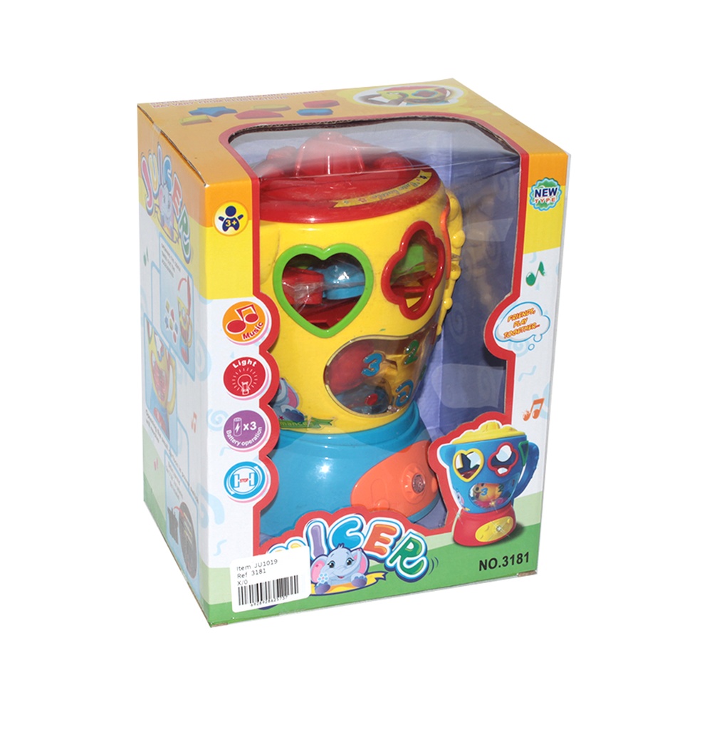 LICUADORA DIDACTICA MUSICA SONIDO CON FICHAS [3181]