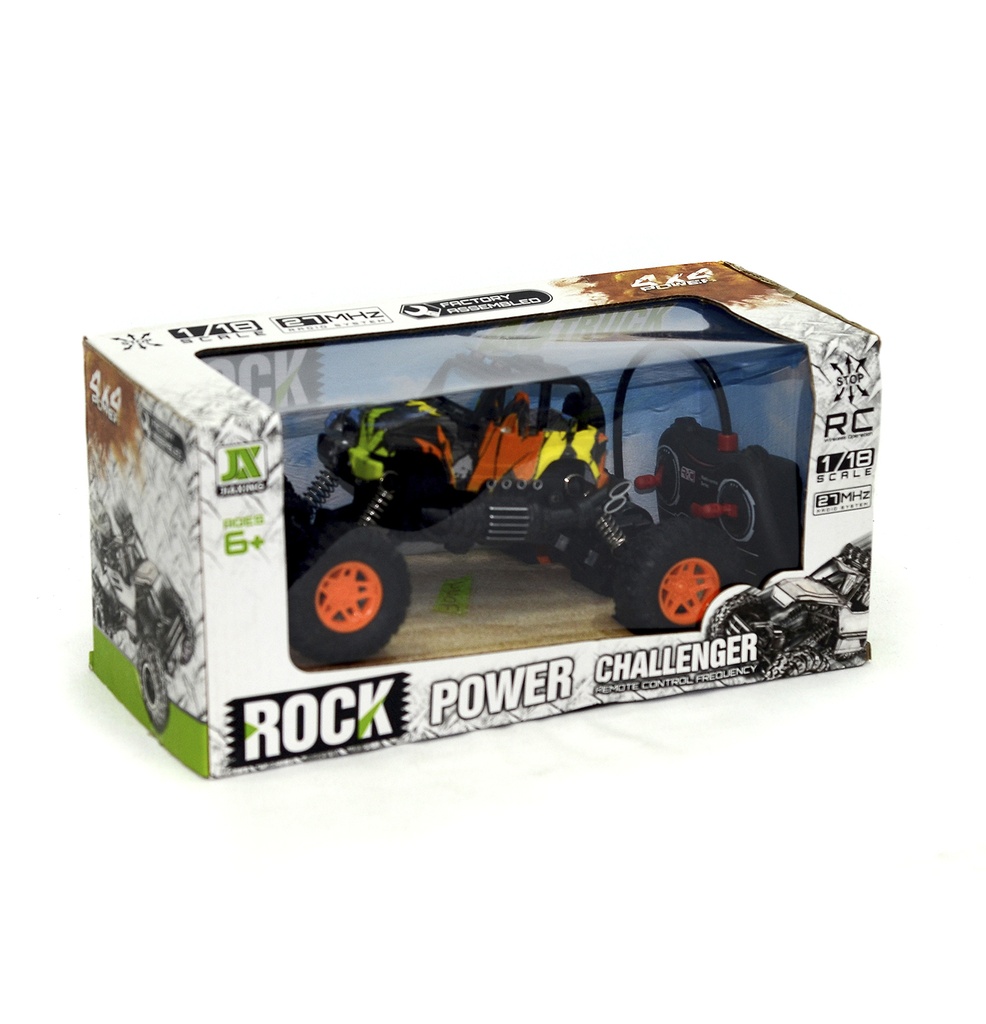 1:18 R/C JUGUETE COCHE JEEP CON LUZ SIN CARGADOR [917-6B]