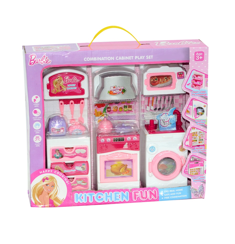 JUEGO DE COCINA Y ESTUFA CON HORNO [YQL-BB123]