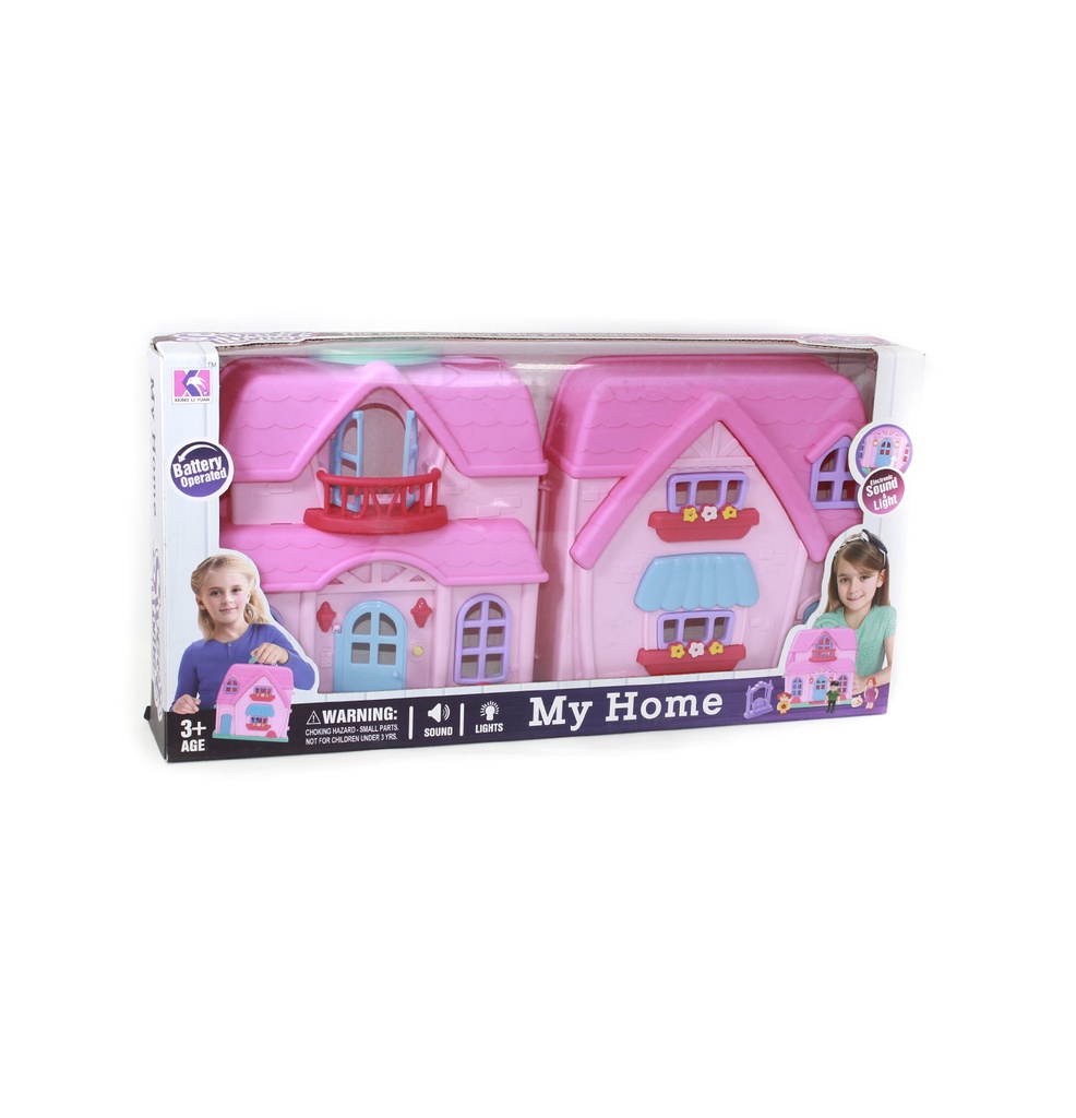 CASA MALETA MEDIANA CON LUZ Y SONIDO CAJA X 36 UNDS [88013]