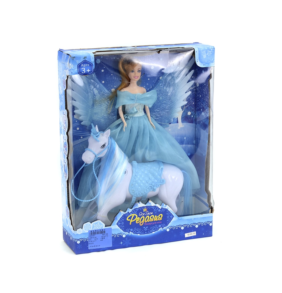 JUEGO DE MUÑECAS CON CABALLO HIELO [686-768]