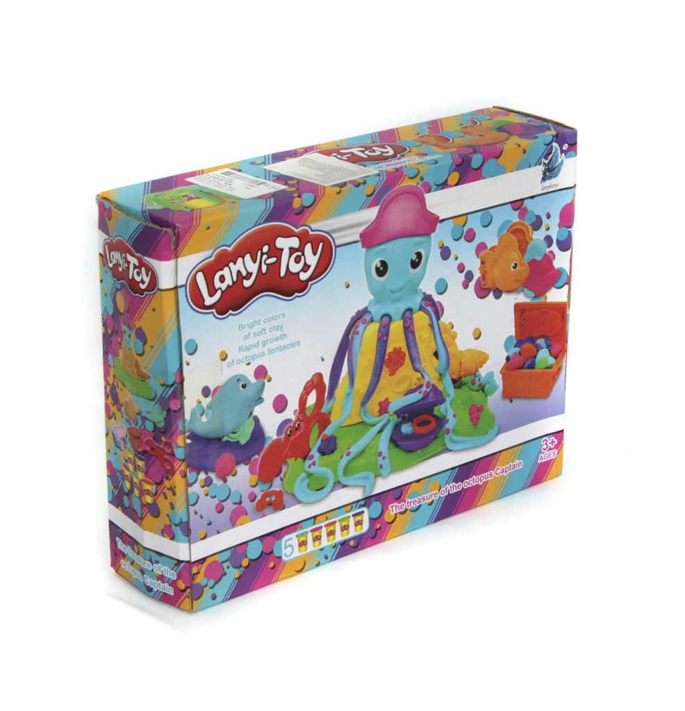 JUEGO DE ARCILLA FIGURA DE PULPO [LY10012]