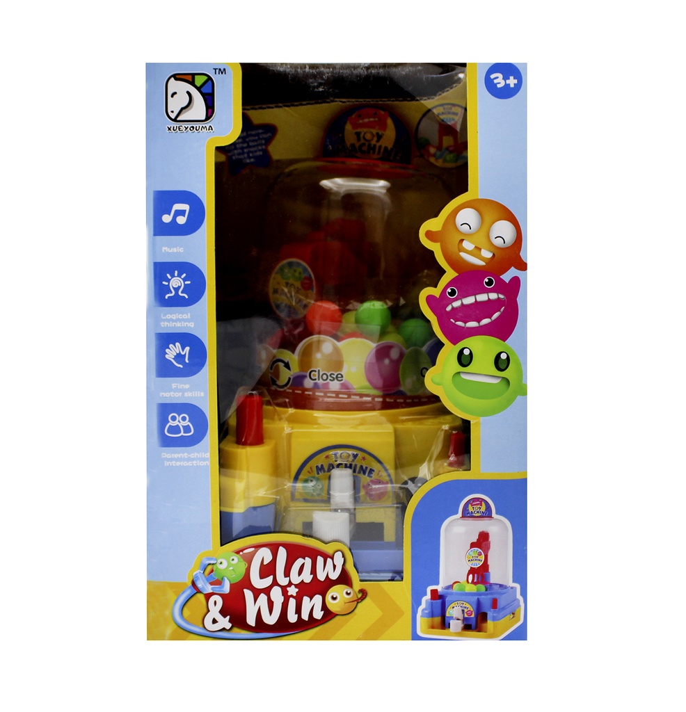 MAQUINA AGARRA BOLAS CON MUSICA CAJA X 24 UND [SD155]