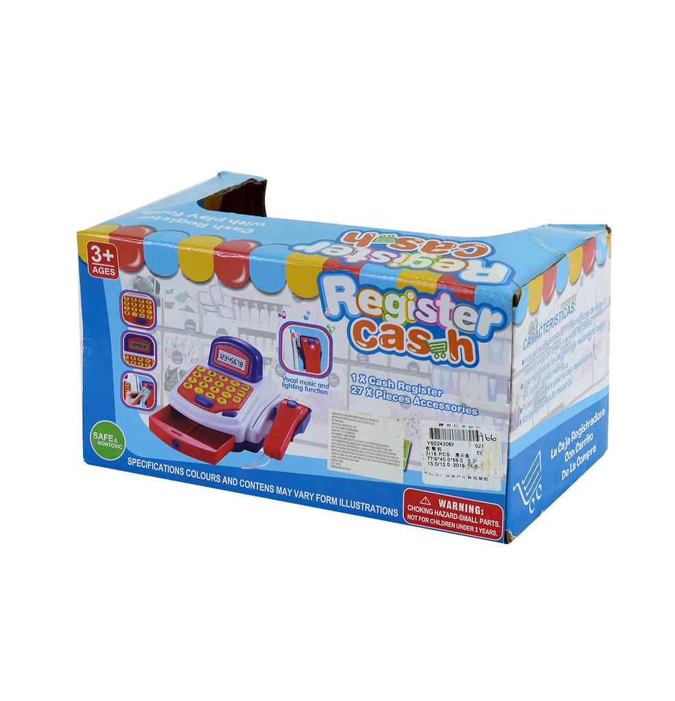 CAJA REGISTRADORA CON CANASTA DE MERCADO Y ACCESORIOS [YS0212062][021]