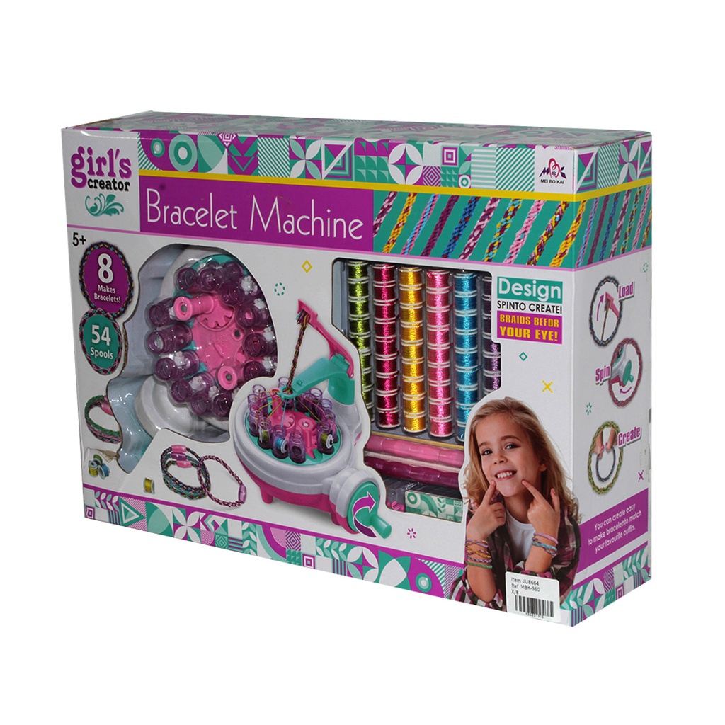 SET DE MAQUINA PARA ARMAR PULSERAS [MBK-360]