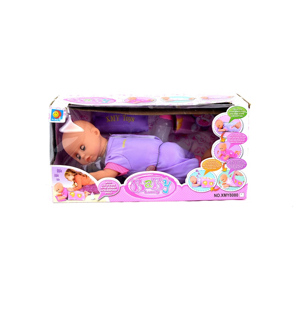 MUÑECA DORMILONA DE 14 PULGADAS CON COBIJA YS934000 [XMY8080]