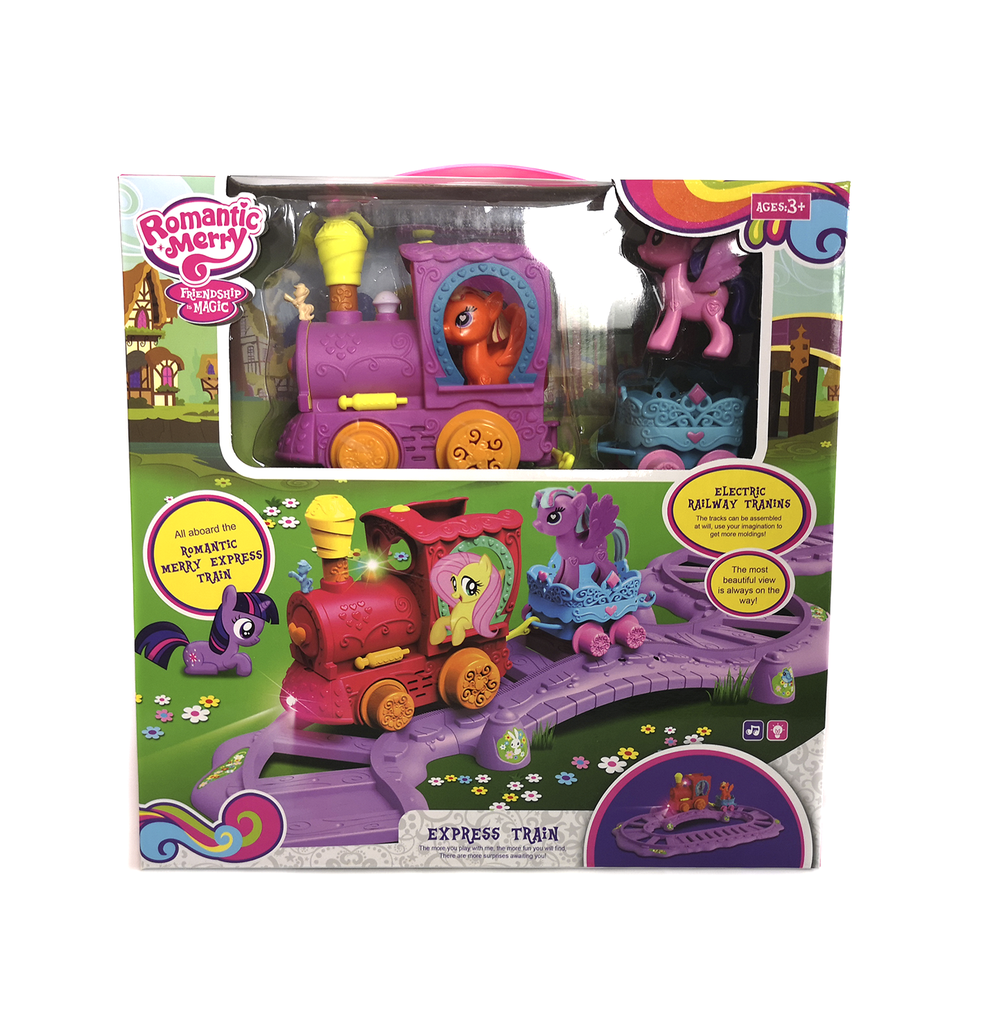 PISTA DE TREN PONY PARA NIÑAS CAJA X 24 UNDS  [88360]