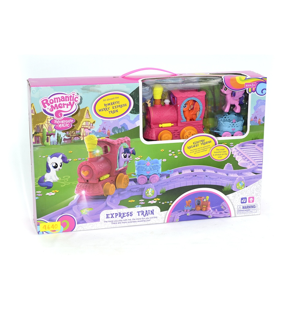 PISTA DE TREN  GRANDE  CABALLOS CAJA X 12 UNDS [88362]