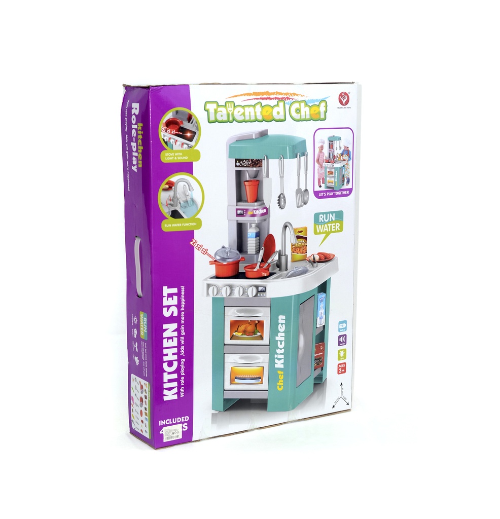 COCINA CON HORNO GRANDE CON LUZ AGUA Y SONIDO [922-49][C8]