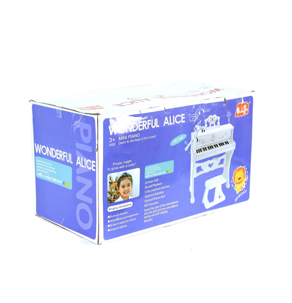 ÓRGANO ELECTRÓNICO FIGURA PIANO CON SILLA [88033]