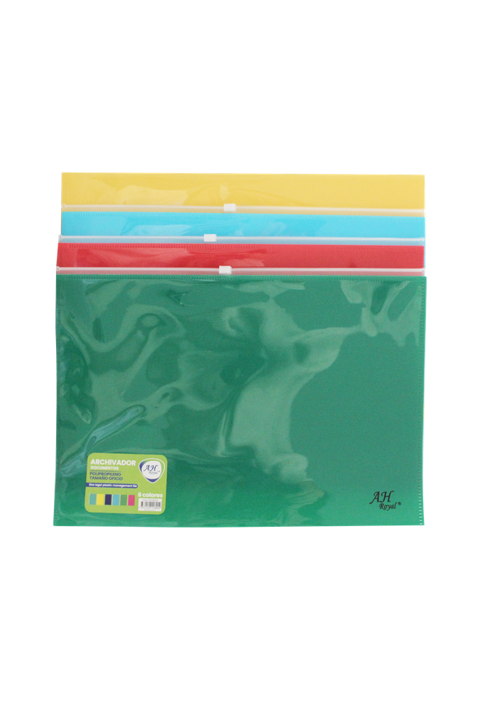 CARPETA AH ROYAL CON CIERRE HERMETICO TAMAÑO OFICIO [PAC90183A]