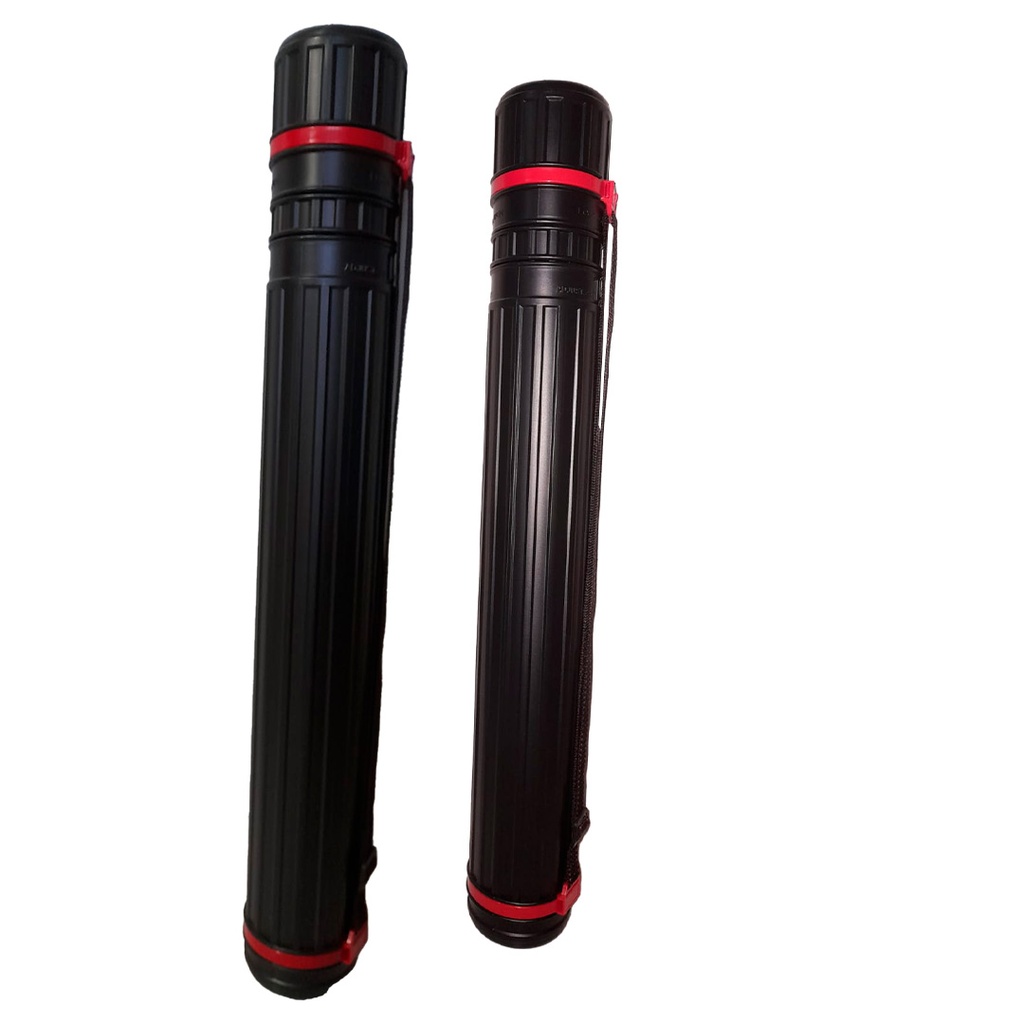 TUBO PORTA PLANO.X 2 UND MEDIANO Y PQUEÑO Ø 7,5 CM.(64-106 CM) + Ø7 CM.(52-93 CM)