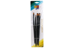 [PI1064] PINCEL AH ROYAL NEGRO PLANO LINEA PREMIUM X4 UNIDADES SURTIDO [PAC90361-1064]