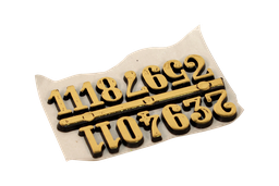 [AR227] NUMEROS PARA RELOJ MEDIANO [0]