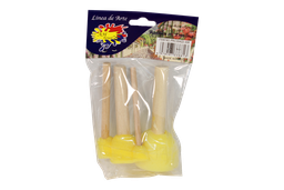 [AR308] JUEGO DE POMA AH ROYAL X 4 UND MANGO DE MADERA CAJA X 400 UNDS [PAC30422]