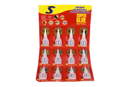 [CA342] SUPER GLUE VERDE 8 GRAMOS EN TARRO  (DISPLAY X 12UND) CAJA X50 UNDS [PAC30042-342]