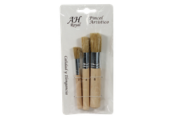 [PI3761] PINCEL AH ROYAL BROCHA SECA  A0501 3PCS [PAC70064-3761]