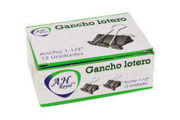 [PA39] GANCHO LOTERO 41 MM DE 1-1/2" (DISPLAY X 12) -CAJA X 120UND-  [PAC90505-39]