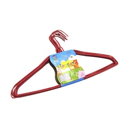 [HO3915] GANCHO DE ROPA METALICO PLASTIFICADO PEQUEÑO [PAC70348-3915 / PAC2438-3915]