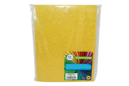 [FO4106] FOAMY CARTA AH ROYAL ESCARCHADO DORADO (PAQUETE X10UNDS) [AH11101015/PAC40294-4106]