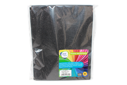 [FO4111] FOAMY CARTA AH ROYAL ESCARCHADO NEGRO (PAQUETE X10UNDS) [AH11100915/PAC40284-4111]