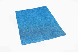 [FO4116] FOAMY CARTA AH ROYAL ESCARCHADO AZUL CLARO (PAQUETE X10UNDS) [AH11100315/PAC40296-4116]