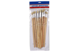 [PI428] PINCEL CHINO REDONDO JUEGO DEL 1 AL 12 x 12unds [PAC80081-428 / PAC20246-428]