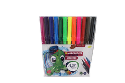 [PA4371] PLUMON AH ROYAL  LAVABLE  X 12 COLORES GRUESO [PAC70235-4371/ 3869]