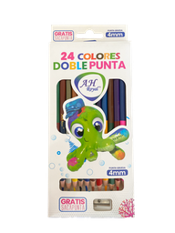 [PA4372] COLOR AH ROYAL DOBLE PUNTA  4MM TRIANGULAR CAJA  X12 [PAC70632-2028-PAC2508]