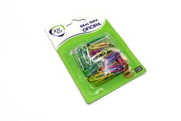 [PA4517] CLIP AH ROYAL  DE COLOR  BLISTER DE 28MM [PAC2396]