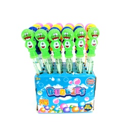 [JU8686] BURBUJERO AGUA  CON FIGURA DE GATO (24PCS) [P883-1]