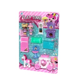 [JU8259] JUEGO DE CASA CON CAMA [743G]